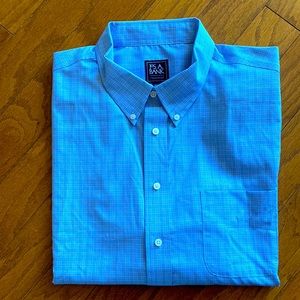 Jos. A. Bank Traveler Slim Fit XXL Long Sleeve Dress Shirt